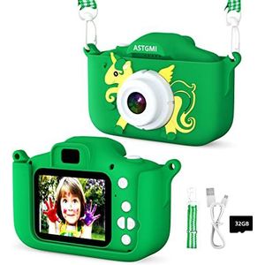 Kindercamera, 2,0 inch display digitale camera voor kinderen, cadeau voor jongens en meisjes van 3 tot 11 jaar, 1080p HD anti-vallen, fototoestel voor kinderen, als verjaardagscadeau, kerstspeelgoed