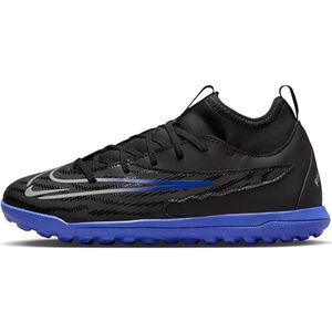 Nike Jr Phantom Gx Club DF TF Sneakers, Black Chrome Hyper Royal, 34 EU, Black Chrome Hyper Royal, 34 EU