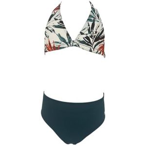 HAUTE PRESSION Meisje X9098 C01 T12a tweedelig badpak, meerkleurig, 12-16 jaar EU, Meerkleurig, 12-16 ans