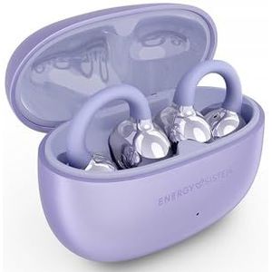 Energy Sistem Chicpods Open Sound Bluetooth-hoofdtelefoon (23-uurs batterij, ruisonderdrukking bij oproepen, IPX4, waterdicht, comfortabel en flexibel), violet