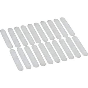 Wenko antislipstrips, voor kleerhangers, 20 stuks, silicone, 0,8 x 5 cm, transparant