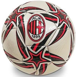 Mondo Toys 13448 Voetbal genaaid A.C. Mailand Pro, officieel product, maat 5-400 g, kleur: rood/zwart