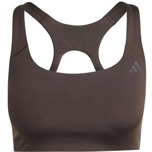 adidas Mujer Optime Workout Medium Support Bra, Aurora Coffee, XS