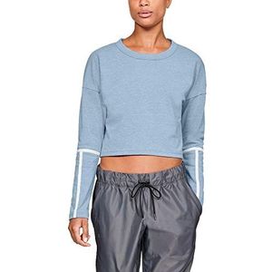 Under Armour Dames Lighter Longer Cropped Crew Shirt met lange mouwen
