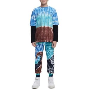 Tie-Dye T-shirt met laagjeslook