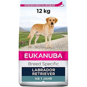 Eukanuba Dry Dog Food Nutrition Labrador Retriever Chicken, 12 kg (verpakking kan variëren)