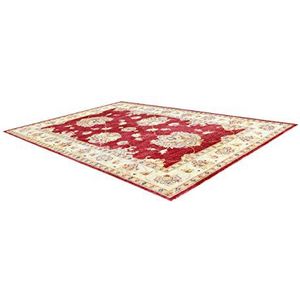 Eden Carpets Handgeknoopt Bangle Ziegler tapijt, wol, meerkleurig, 104 x 150 cm