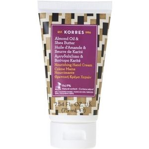 Korres Crème Mains Ultra-Nourrissante Amande/Beurre de Karité, 75 ml