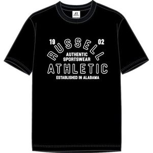 RUSSELL ATHLETIC T-shirt voor heren, Zwart, L
