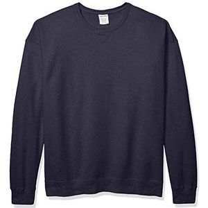 Hanes Heren Originals Fleece, Garment Dyed Pullover, Crewneck Sweatshirts, Anker Leisteen, 3XL