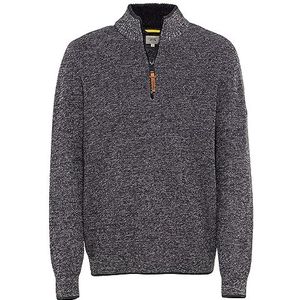 camel active Fijn gebreide herenbroek van katoenmix, lila, S