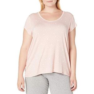 HUE Women's Sleepwell with Temptech Short Sleeve Pajama Sleep Top