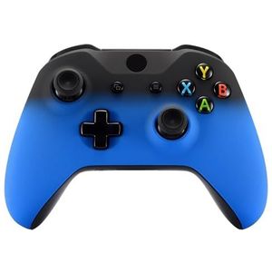 eXtremeRate - Schaduw Blauw - Voorplaat Cover - Soft Touch Behuizing Shell Case - Vervangingskit voor Xbox One X S Controller