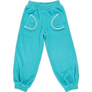 Småfolk Jongens Velvet. Solid Color Casual Pants, blue atoll, 11-12 Jaar