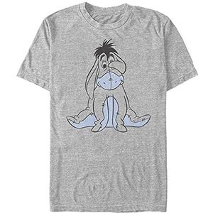 Disney Heren Winnie The Pooh Basic Sketch Eeyore T-shirt, Athletic Heather, S, atletisch heather, S