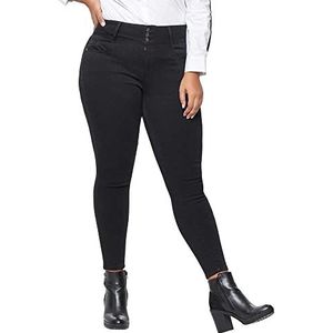 ONLY Carmakoma Dames Caranna Hw Sk ANK Black Jeans, zwart, 42W / 32L