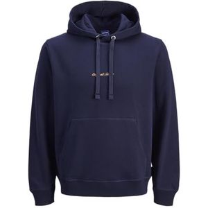 Jack & Jones - Jornorrebro - Sweatshirt met Capuchon - Ocean Cavern - Grote Maat