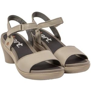 ART 1475 Alfama Damessandalen met hak, nappa sesam, 41 EU