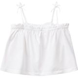 United Colors of Benetton Onderhemd voor meisjes en meisjes, Wit, 160