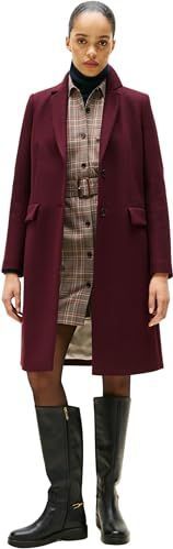 Tommy Hilfiger - Regular Fit - Lange Jas - Wolmix met Kasjmier