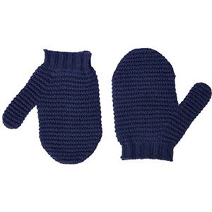 United Colors of Benetton Gebreide handschoenen voor kinderen en jongens, donkerblauw 252, 104 cm