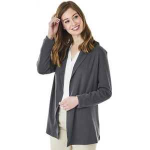 Charles River Apparel - Cardigan Wrap - Donker Charcoal Heather