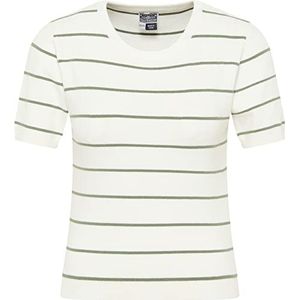 incus Damestrui met korte mouwen, wolwit olijf, M/L