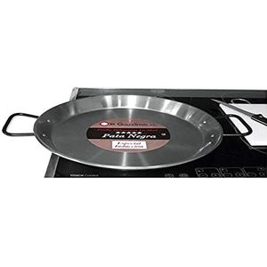 Garcima La Ideal Gepolijst Staal Professionele Paella Pan 38cm voor Keramische, Inductie & AGA kookplaten