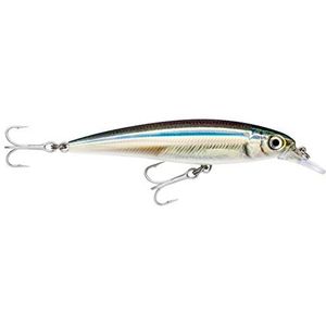 Rapala X-Rap zoutwater lokken met twee nr. 2 haken, 4-8 voet zwemdiepte, 12 cm grootte, ansjovis