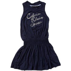 Calvin Klein Jeans Meisjesjurk (knielang) CGW163 JFS08, blauw (792), 116 cm