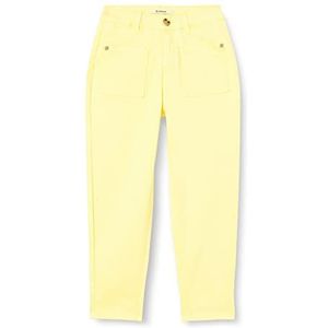 Garcia Kids Meisjesbroek non-denim broek, fresh lemon, 128 cm (Slank)