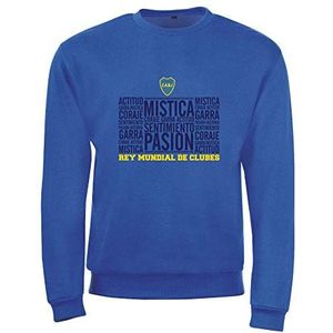 Boca Juniors Royal Mistica sweatshirt, ronde hals, unisex