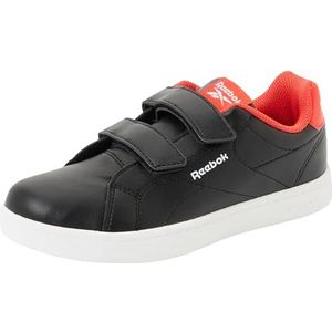 Reebok Royal Complete CLN 2.0 Two Strap Sneakers voor jongens, Zwart Ftwrwhite Energyred, 28 EU