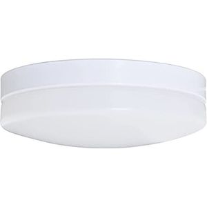 Näve Leuchten Led-plafondlamp Cool, metaal, wit, 25,5 x 25,5 x 8 cm