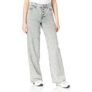 Cross Jeans dames Flare Jeans, Light Grey, Normal, lichtgrijs, 30W