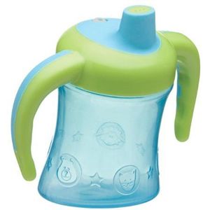 Baby Star 302 drinkbeker met handgrepen, turquoise/groen