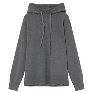 ECOALF - Ranglaalf damessweatshirt, van gerecycled biologisch katoen, lange mouwen, comfortabel en veelzijdig, basic sweatshirt, maat XL, lichtgrijs, Lichtgrijs, XL
