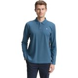 TOM TAILOR Poloshirt voor heren, 38224 - Real Teal Blue, M