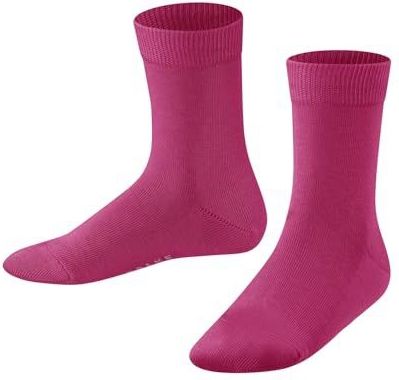 FALKE Uniseks-kind Sokken Family K So katoen eenkleurig 1 paar, Paars Fuchsia 8856, 35-38