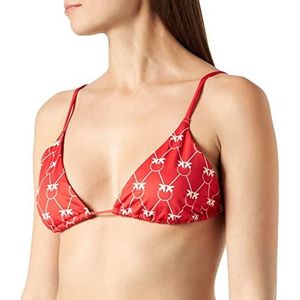 Pinko Dames Cassatella Top Bikini Tecno Je, Rz1_rosso/Bianco, S