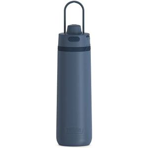 Thermos Guardian Line Thermosfles, 700 ml, Lake Blue, dubbelwandig roestvrij staal, eenvoudig in gebruik, perfecte maat, absoluut dicht en lekvrij, 18/8 roestvrij staal, polypropyleen, siliconen