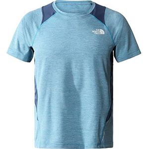 THE NORTH FACE Glacier T-shirt Acoustic Blue White Heather-Shady Blue S
