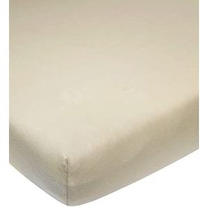 Meyco Baby Uni hoeslaken wieg - sand - 40x80/90cm