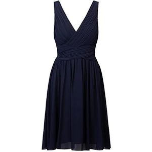 Kraimod Chiffon jurk voor dames, Donkerblauw, 36
