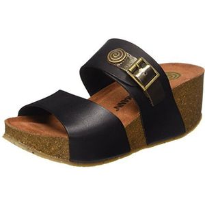 Dr. Brinkmann Dames 700921 slippers, zwart, 42 EU