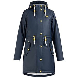 Schmuddelwedda regenjas met wattering dames 34323141, marineblauw, XXL