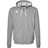 Kappa - Banto - Sweatshirt - Met Rits - Geborsteld Fleece - Zwart