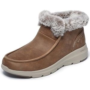 Skechers - Glacial Ultra - Dameslaarzen - Kastanje - Veganistisch