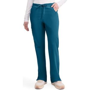 Dickies Dames Mid Rise Trekkoord Cargo Scrub Pant Medisch, Caribisch Blauw, S/Klein