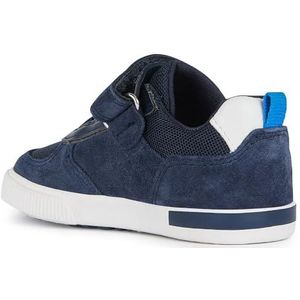 Geox B Kilwi Boy B Sneakers voor jongens, marineblauw/wit, 27 EU